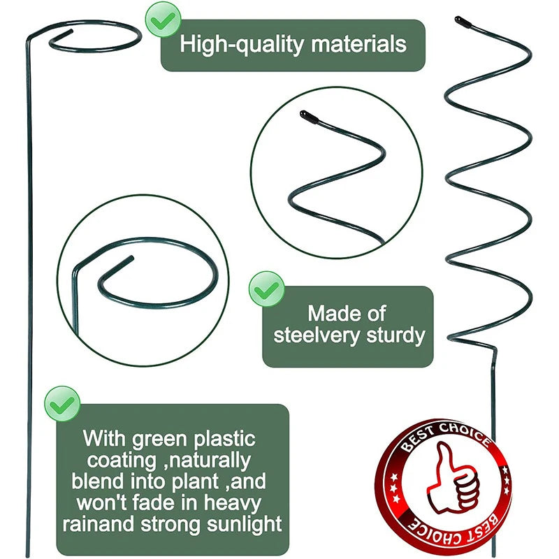 Plant Support Twisted Plant Stakes