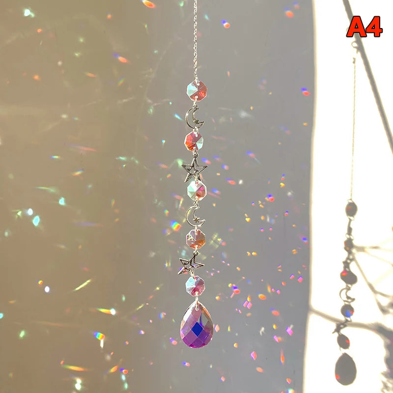 Hanging Crystal Pendant Garden Suncatcher