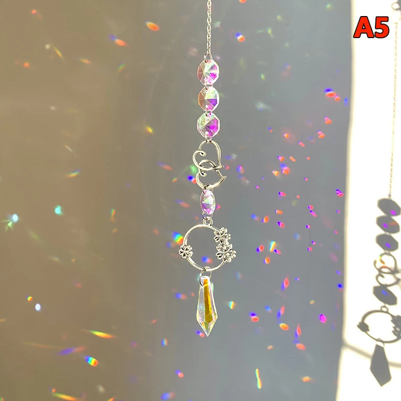 Hanging Crystal Pendant Garden Suncatcher