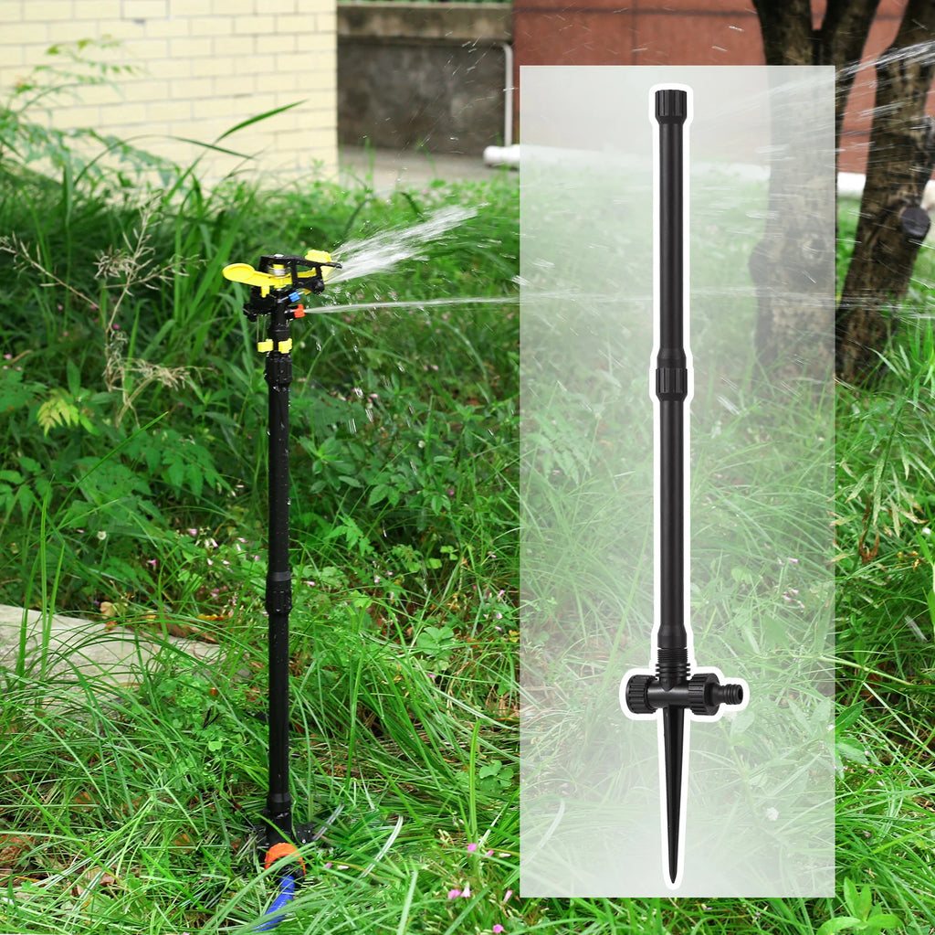 1/2 Inch Threaded Extension Pole Sprinkler Holder Lawn Sprinkler