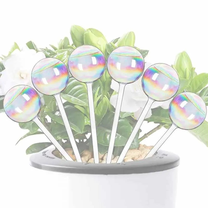 1/2PCS Glass Straw Plant Water Feeder
