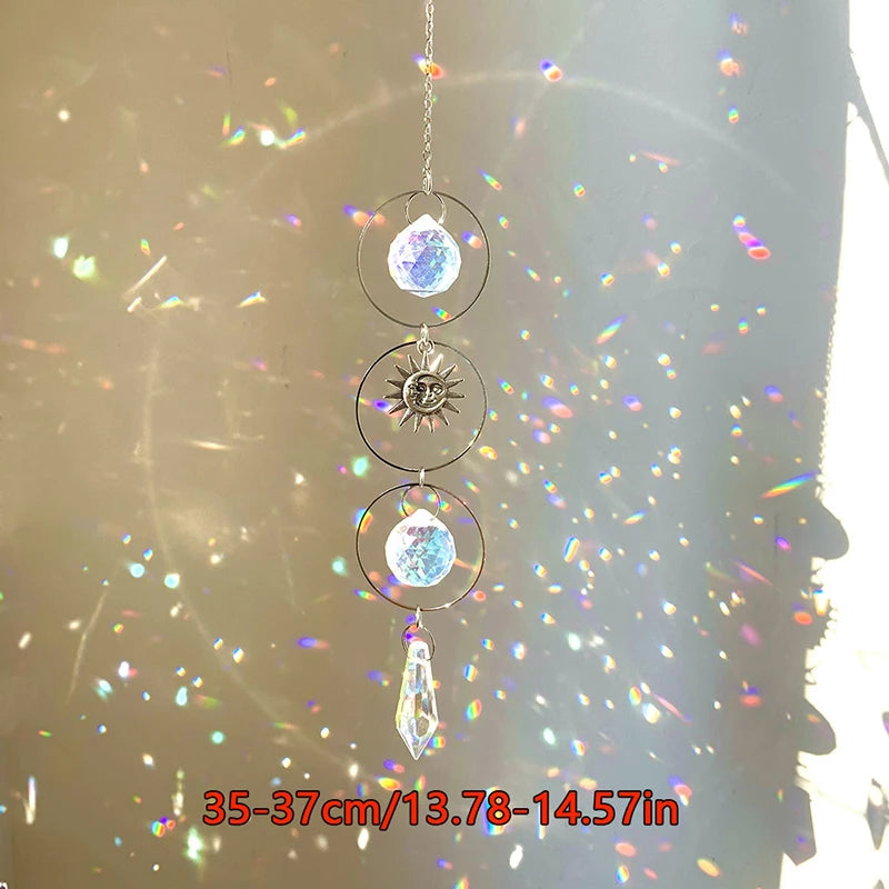 Hanging Crystal Pendant Garden Suncatcher