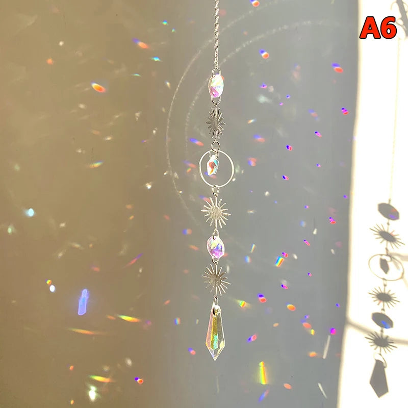 Hanging Crystal Pendant Garden Suncatcher