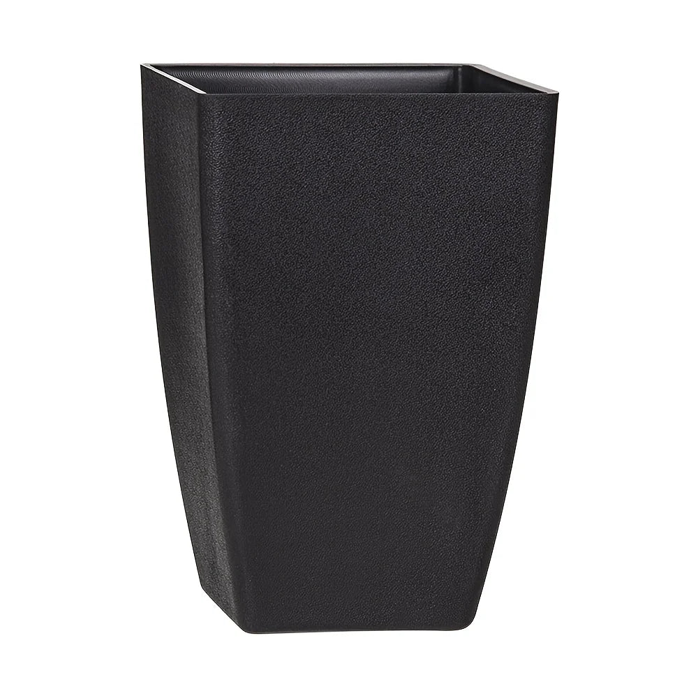 Modern Black Plastic Flower Pot