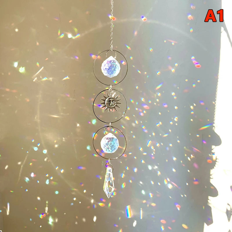 Hanging Crystal Pendant Garden Suncatcher