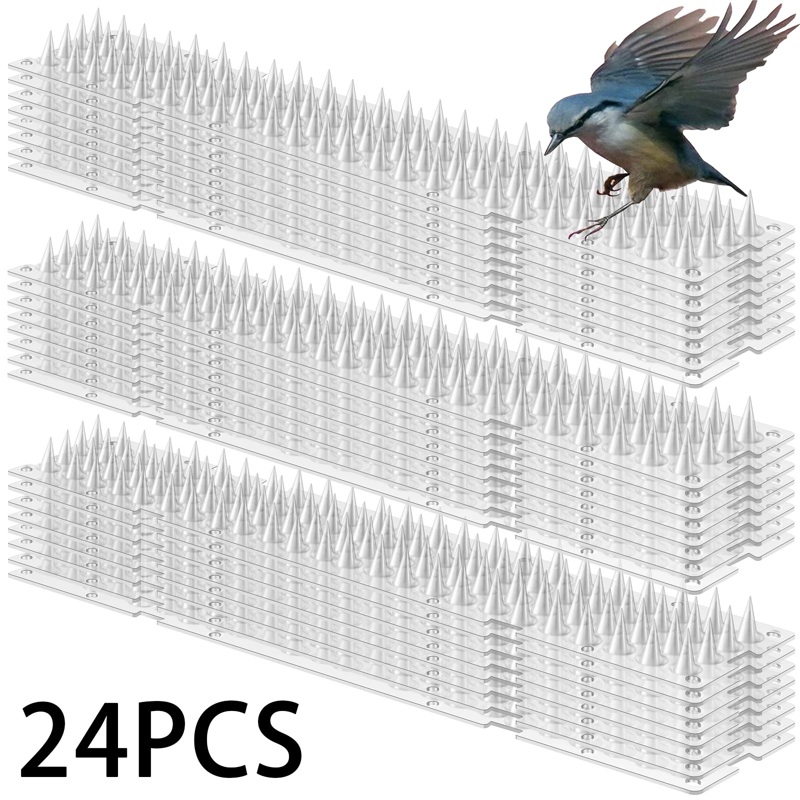 24Pcs Repeller Bird Spike Pad