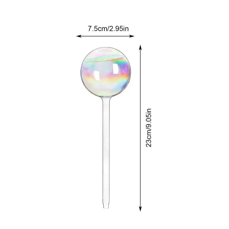 1/2PCS Glass Straw Plant Water Feeder