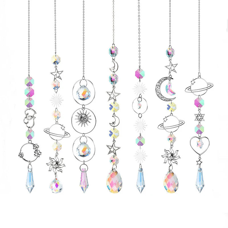 Hanging Crystal Pendant Garden Suncatcher