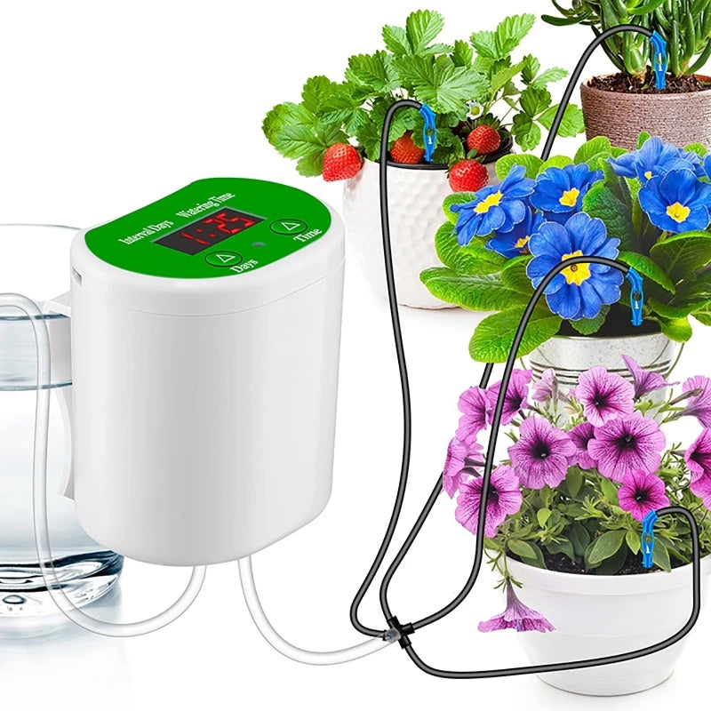 New Automatic Watering System for Potted Plants