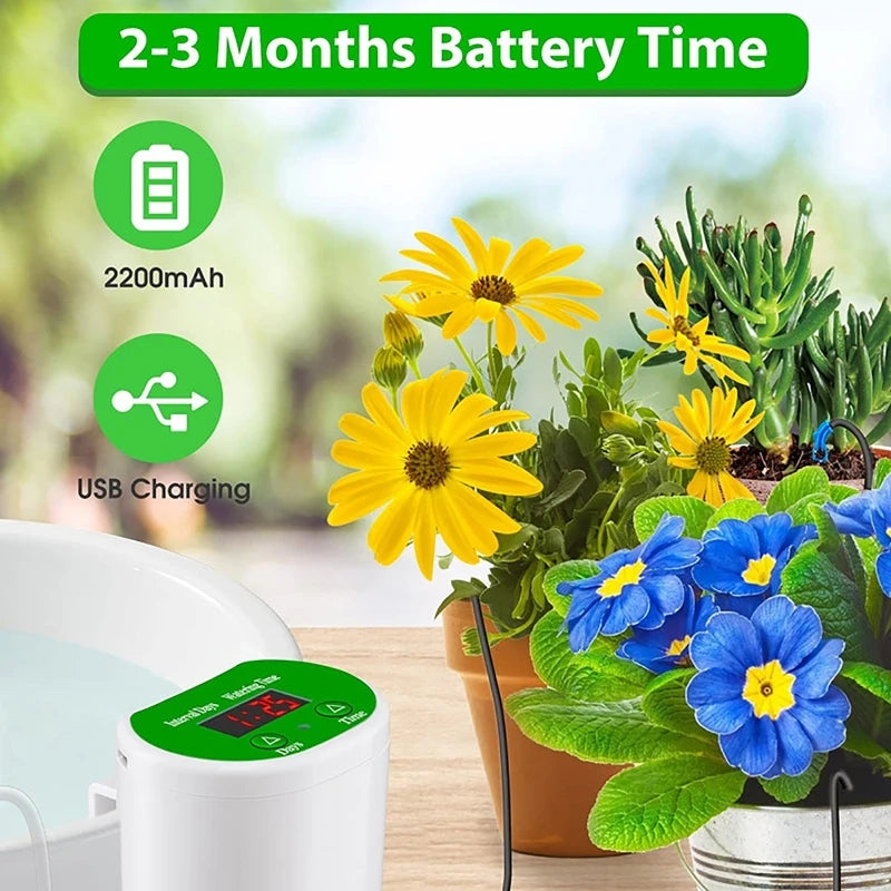 New Automatic Watering System for Potted Plants