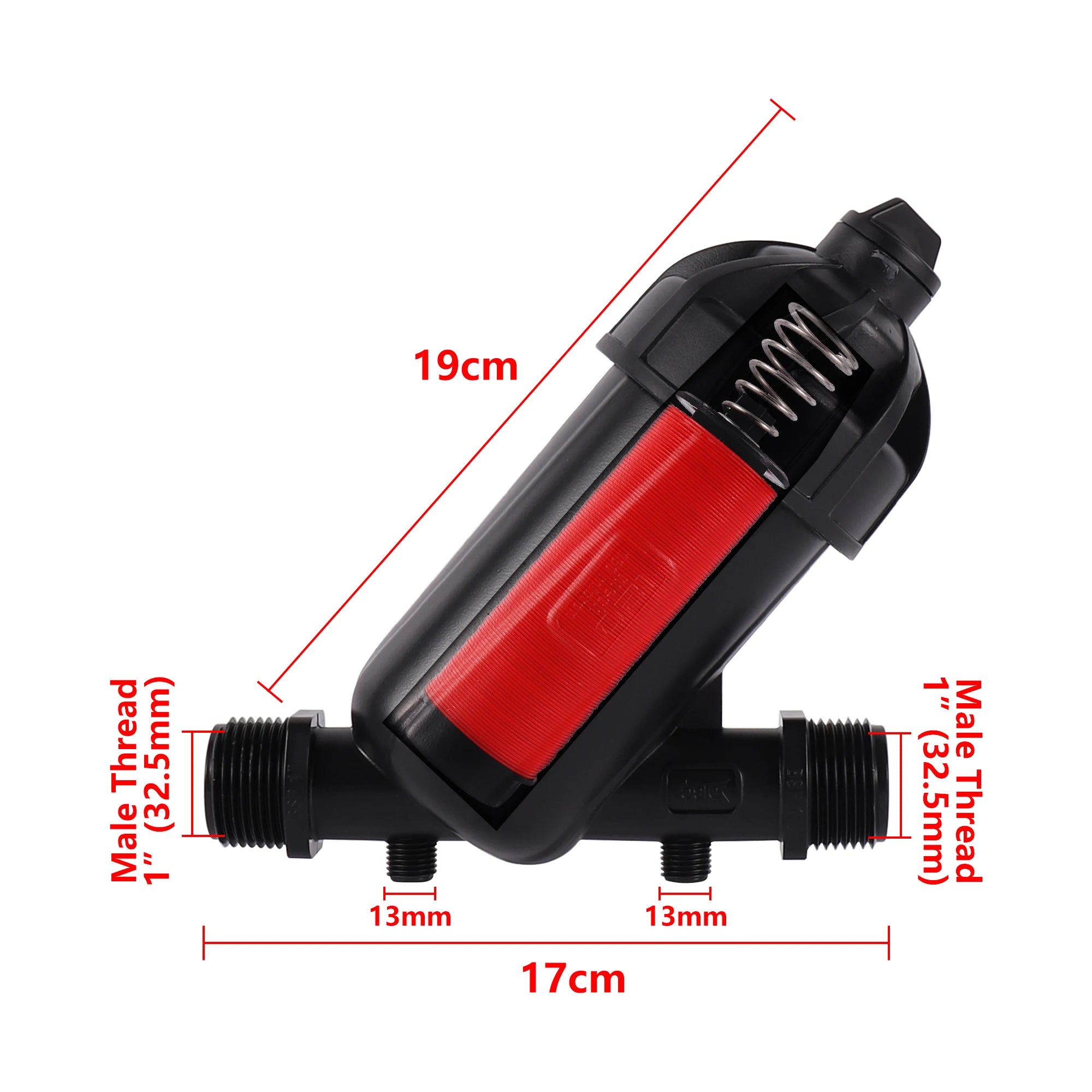 120 Mesh 3/4" Male Thread