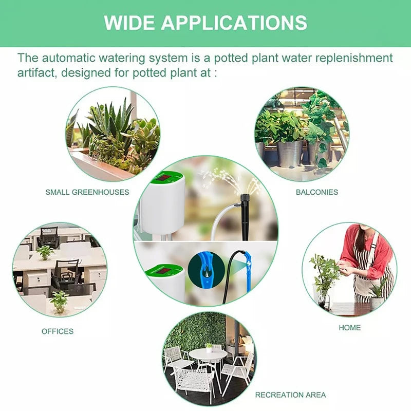 New Automatic Watering System for Potted Plants