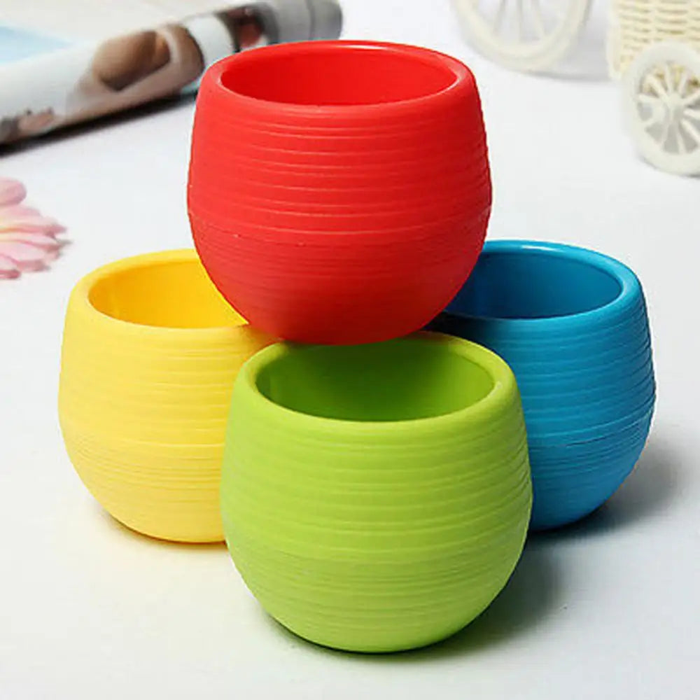 2 Layer Drain Hole Succulent Pot Mini Flower