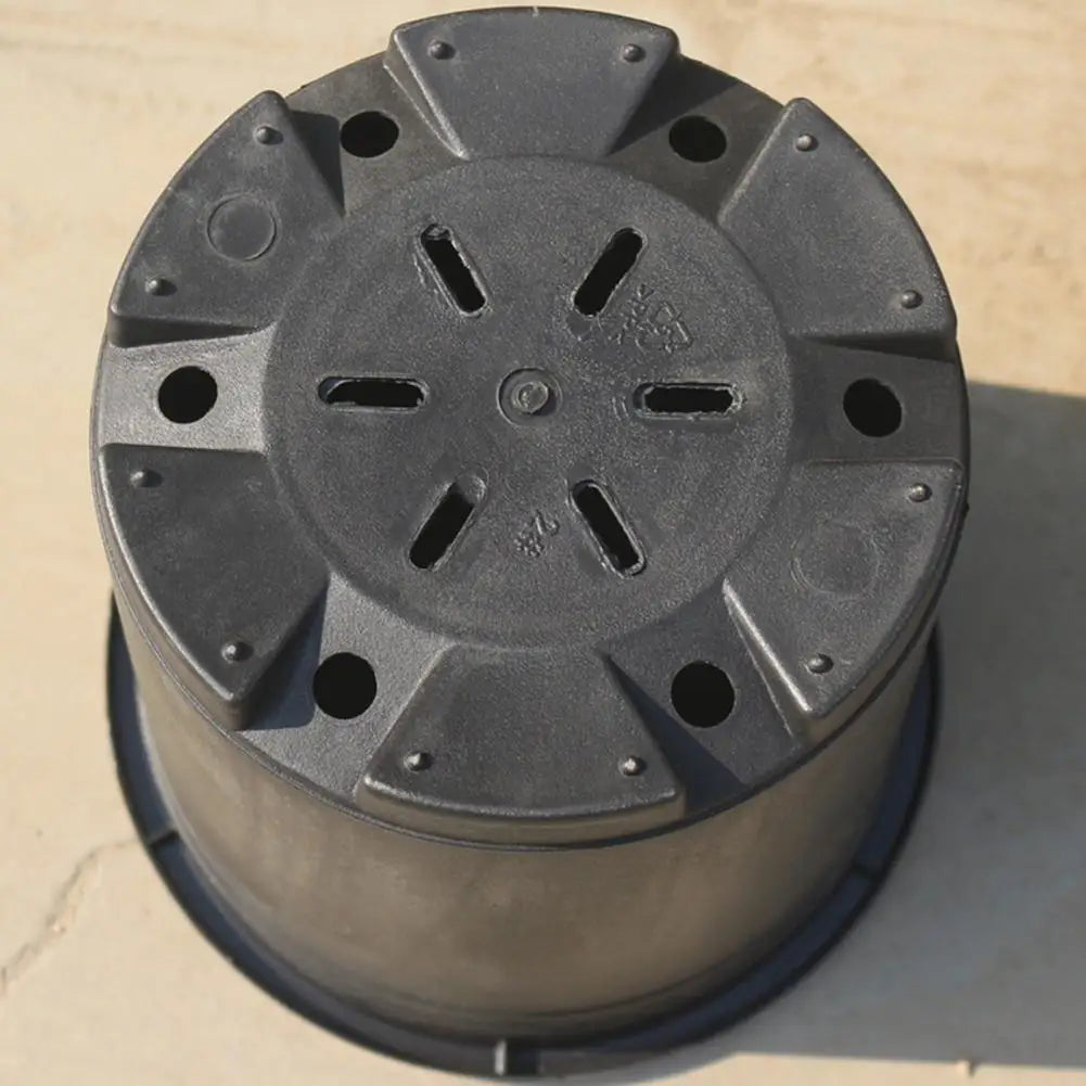 Indoor Plant Pot Black Plastic Flowerpo