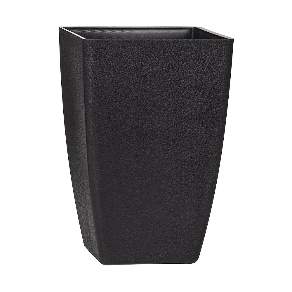 Modern Black Plastic Flower Pot