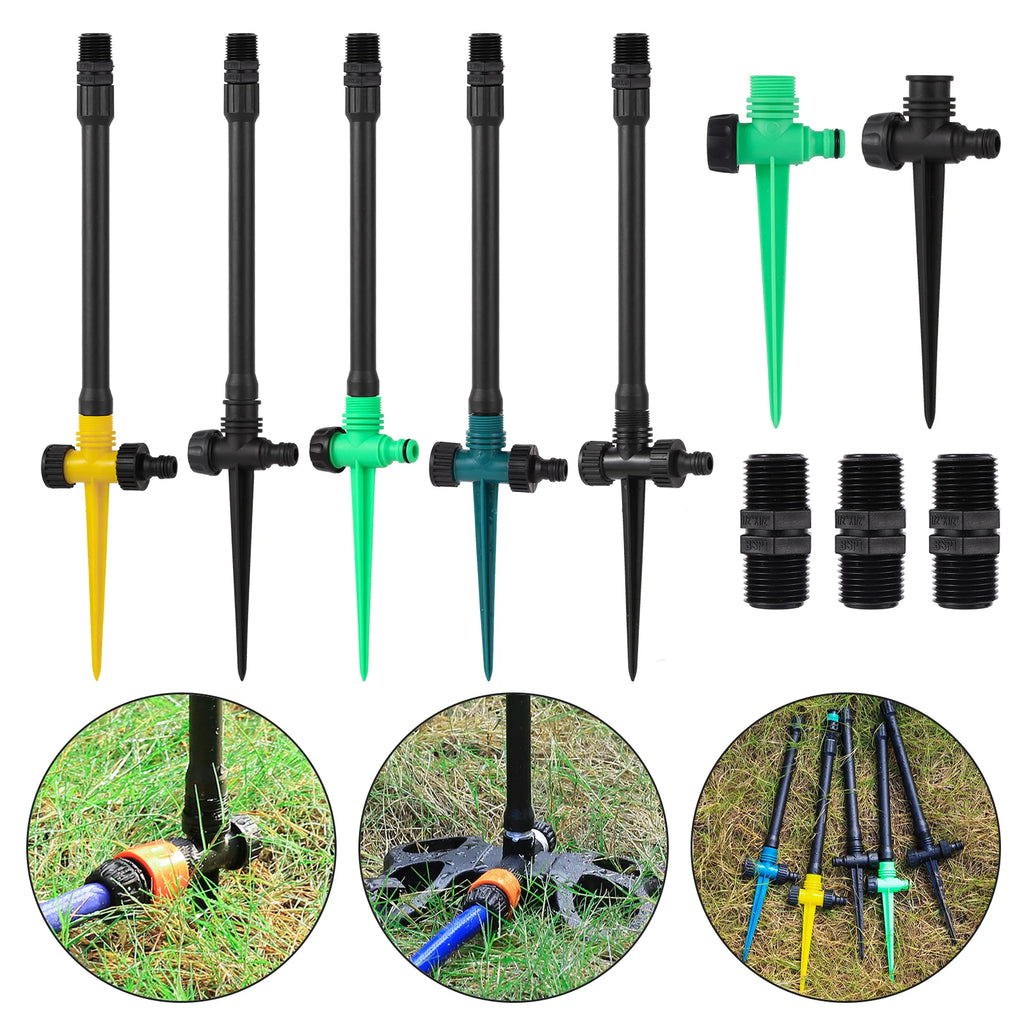 1/2 Inch Threaded Extension Pole Sprinkler Holder Lawn Sprinkler