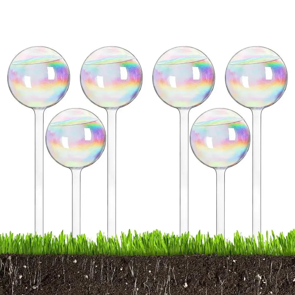 1/2PCS Glass Straw Plant Water Feeder
