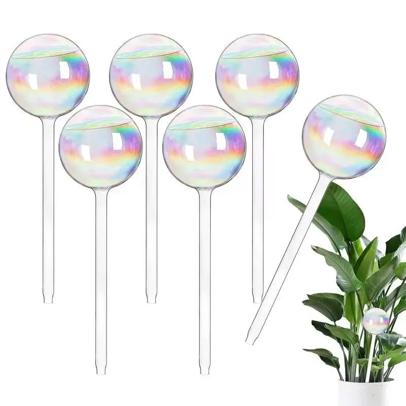 1/2PCS Glass Straw Plant Water Feeder