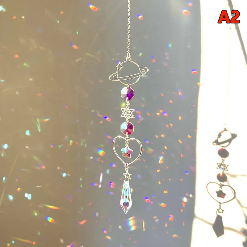 Hanging Crystal Pendant Garden Suncatcher