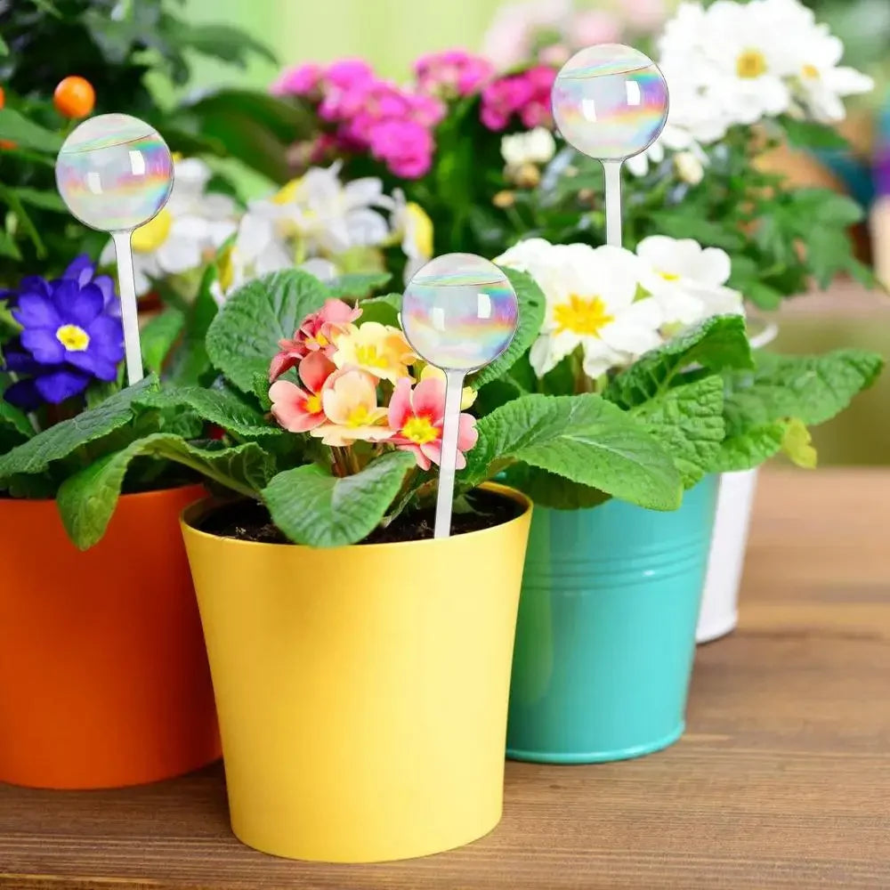 1/2PCS Glass Straw Plant Water Feeder