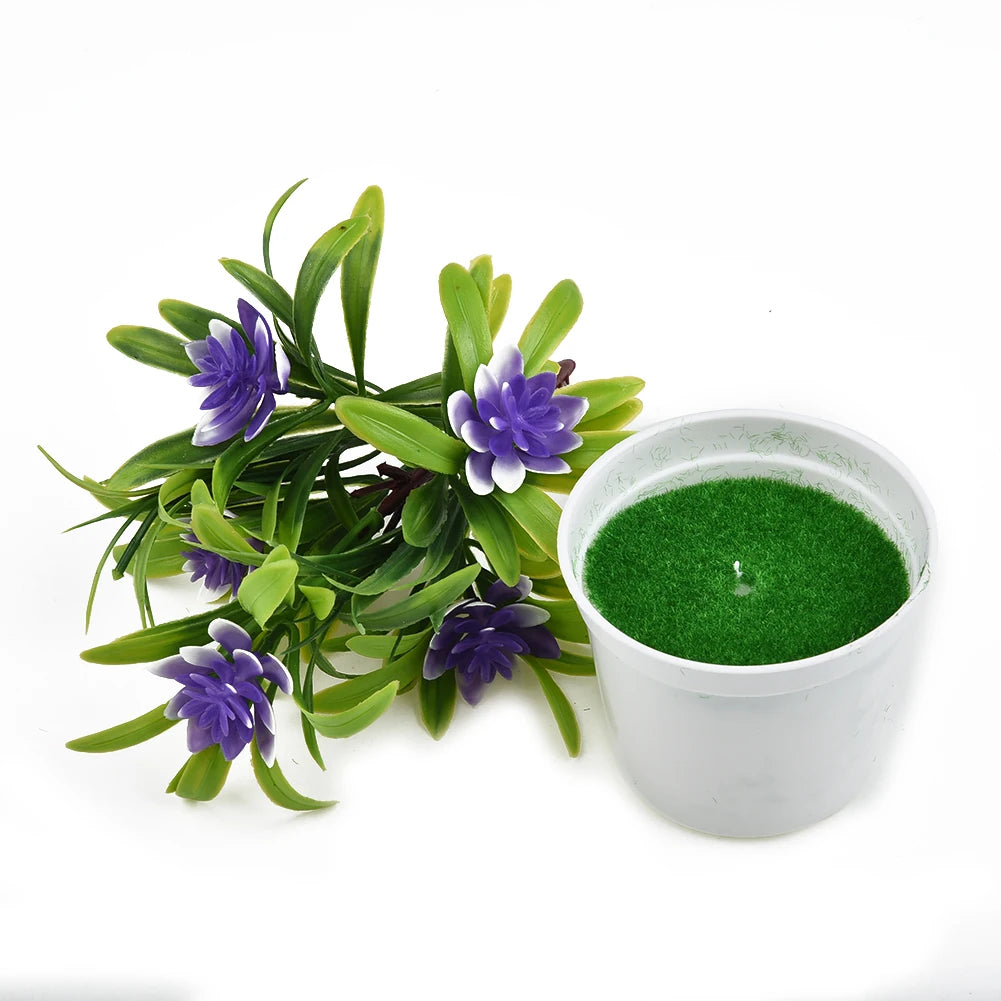 Artificial Flowers Plant Pot