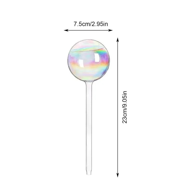 1/2PCS Glass Straw Plant Water Feeder